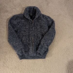 Ralph Lauren Big Kids Shawl Full Zip Sweater Size Small 8